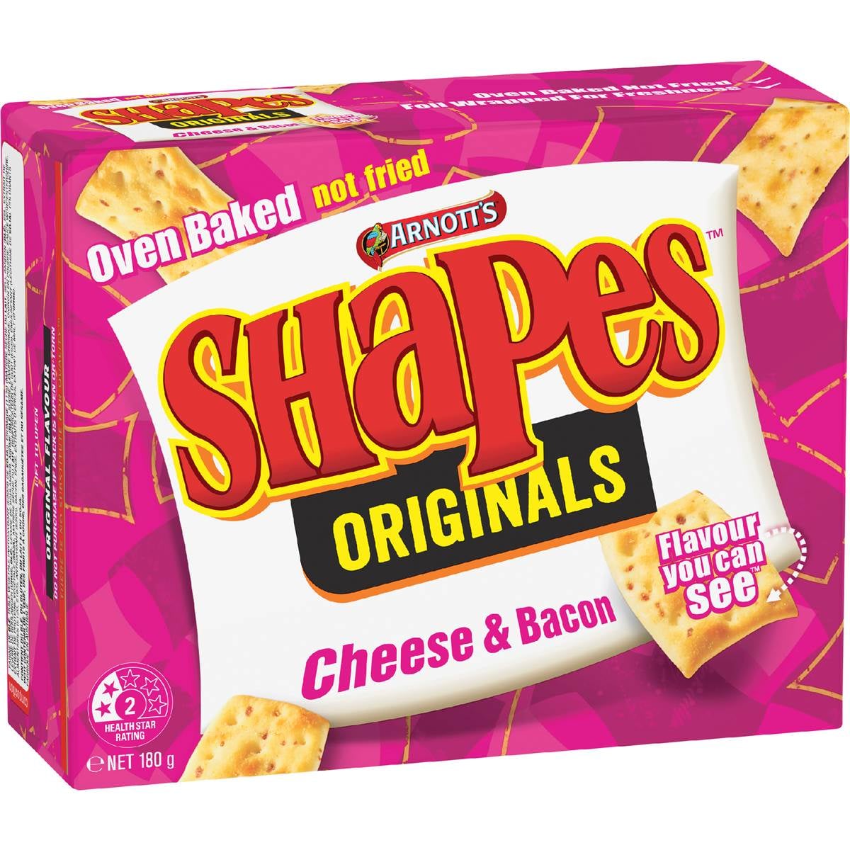 Shapes Cheese & Bacon